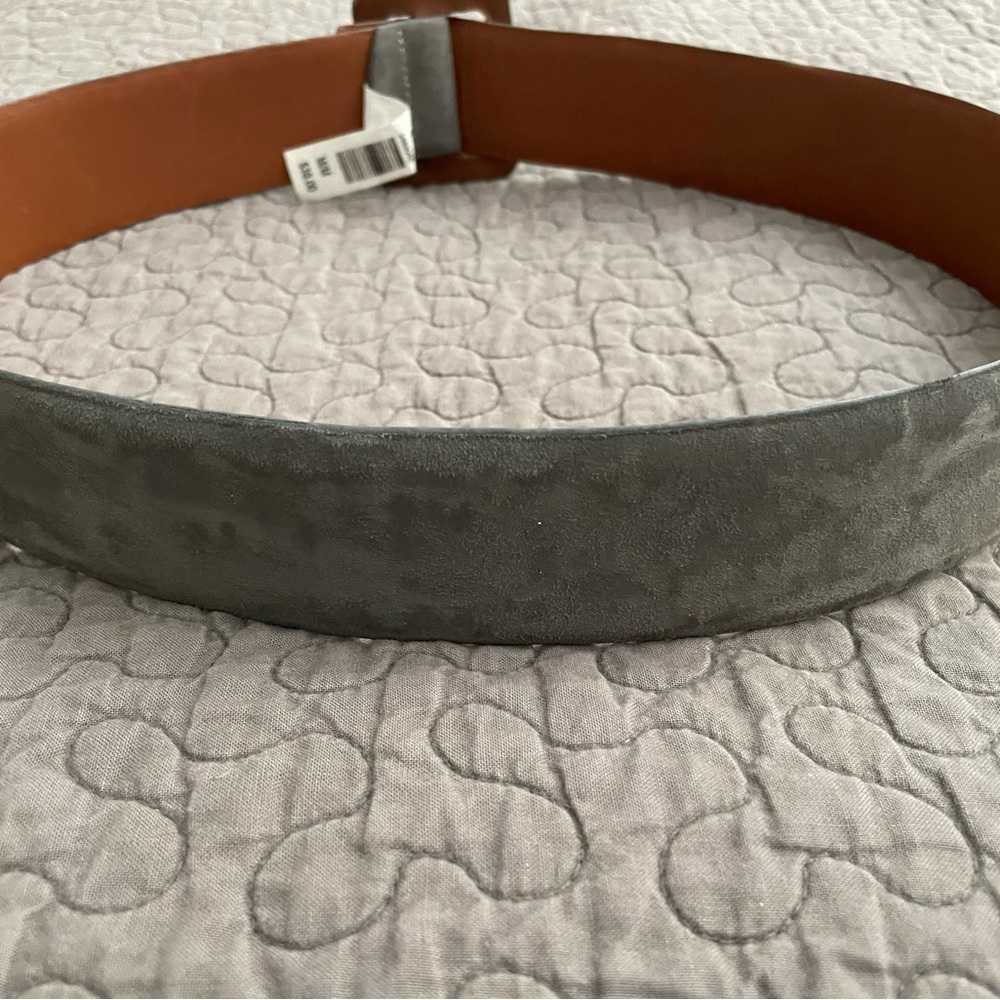 Vintage Jacob Grey Suede Belt